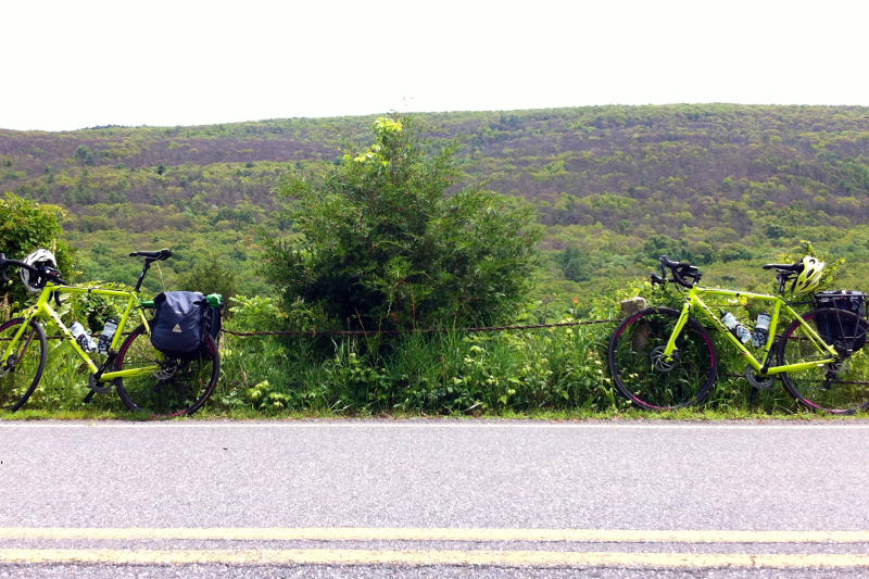 Bikes  in the Kittatinny ridge area